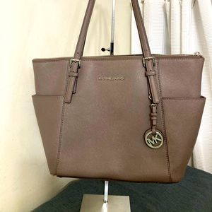 Michael Kors Jetset tote Saffiano Leather cinder